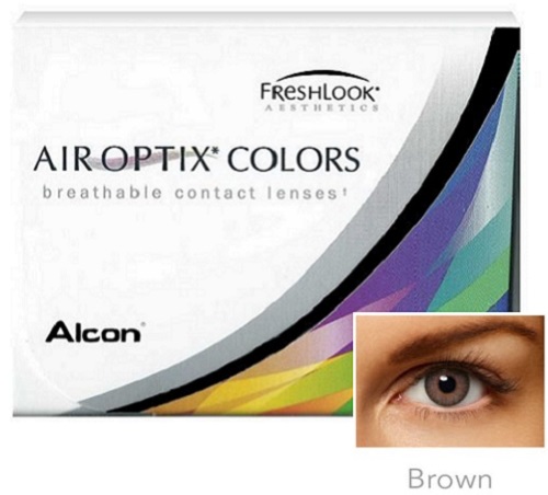 Air Optix Colors - Brown by Alcon (Easy comfort Style)